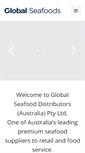 Mobile Screenshot of globalseafoods.com.au